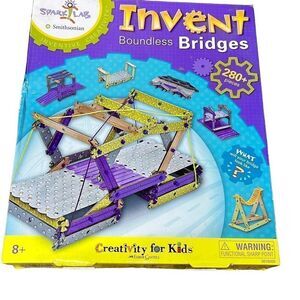 Creativity for Kids SparkLab Multicolor 280+Pieces Invent Boundless Bridges Toy